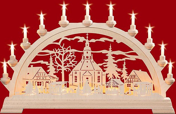 Weihnachtslichterbogen für Fenster