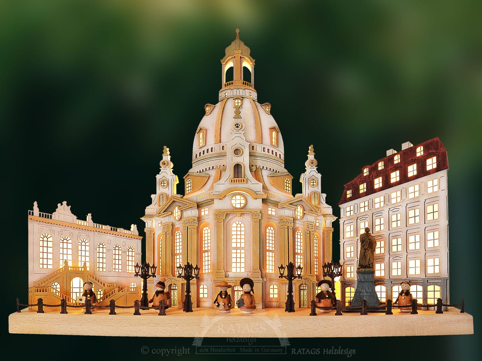 3D Schwibbogen Frauenkirche Dresden